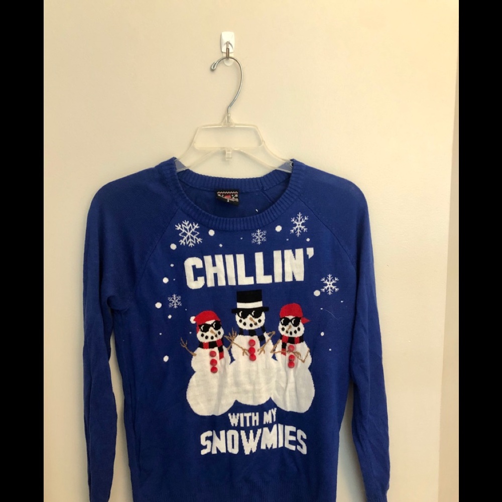 Blue Ugly Christmas Sweater